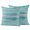 Green, variant on 2 Pack Outdoor Waterproof Throw Pillow Covers,Turquoise Gray Striped Decorative Square Pillow Case Patio Pillowcases for Chair Couch Sofa 16x16in