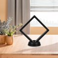 thumbnail image 3 of HUGFEGWE 4Pcs 3D Floating Frame with Stand, Small Shadow Box for Earrings, Rings, Brooch, Medal , 14x14x2cm CJB91-35408, 3 of 7
