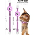 thumbnail image 2 of Cat Collar Compatible With Air Tag, Reflective Kitten Collar Breakaway Air Tag Cat Collar, 2 of 5
