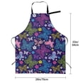 thumbnail image 5 of Lsque Colorful Butterflies Waterproof Apron Chef Aprons for Men Heavy Duty Chemical Work Apron Extra Long Grilling Aprons with Adjustable Bib Apron, 5 of 9