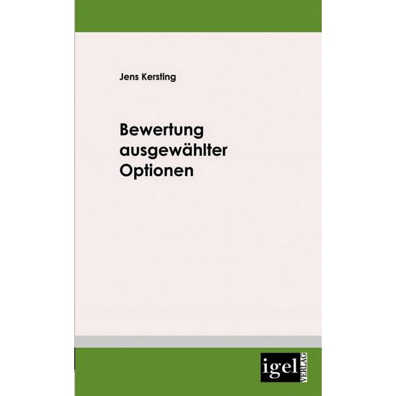 Bewertung ausgewählter Optionen (Paperback)