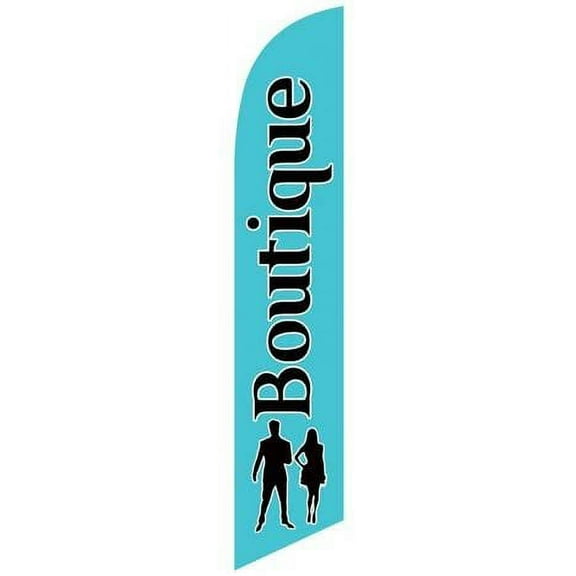 Boutique Advertising Feather Flag Banner Swooper Sign, Replacement Flag Only