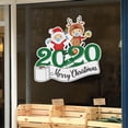 thumbnail image 2 of Merry Christmas Window Sticker Decorative Paper Santa Claus Window Sticker Glass Wall Decal Xmas Party Decor, 32x31cm, 2 of 6