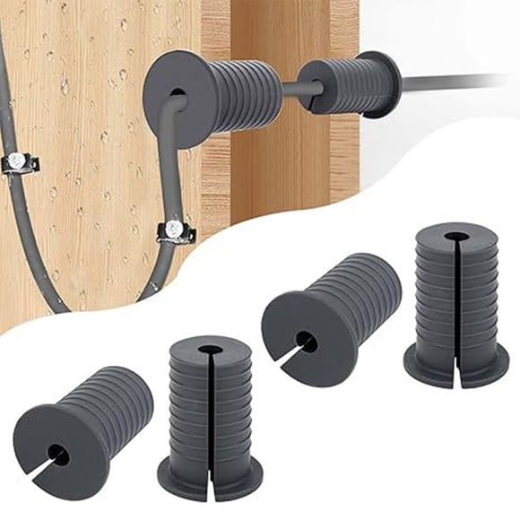 for Starlink Cable Routing Kit: 6 Grommets & Drill Bits for Neat Installations!