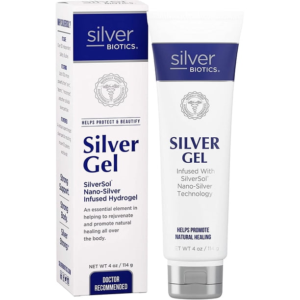 American Biotech Labs Silver Biotics Silver Gel Ultimate Skin & Body Care 4 oz