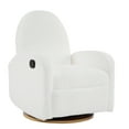 thumbnail image 2 of Christopher Knight Home Modern Upholstered Boucle Glider Recliner with 360 Degree Swivel, Beige, 2 of 10