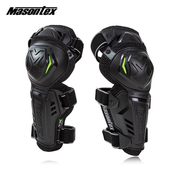 Masontex Motorcycle Knee Pads for Dirt Bike and ATV Black