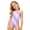 0-Multicolour977, variant on Hienoo Girl'S Rainbow Colorful One-Piece Swimsuit Quick-Dry Beach Bathing Suit