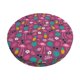thumbnail image 1 of Disketp Summer Flamingo Funda Redonda para Taburete, Funda de Cojín para Silla de Bar Suave y Elástica-14 inch, 1 of 7