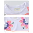 thumbnail image 4 of Emy Dola Toddler Girl's Casual Short Sleeve Tutu Skater Princess Tulle Dress 2-7T Kids Easter Party Dresses - 1Pcs Sunflower, 4 of 6