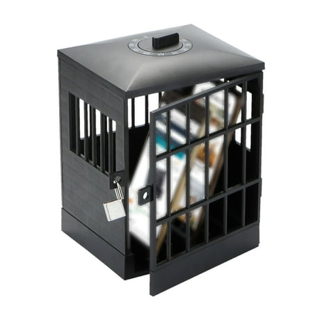 Xolikefi Cell Phone Storage Cage Cell Phone Prison With Lock And Key Office Party Storage