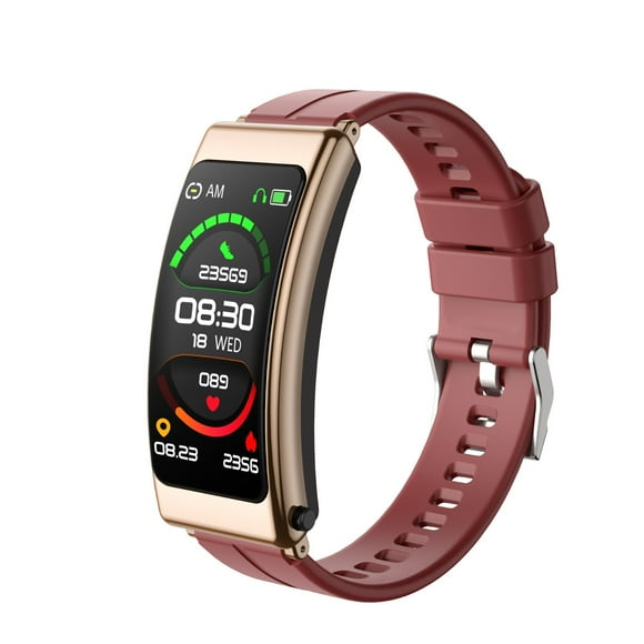 Pulsera Bluetooth Fitness Tracker K13 con Auriculares Inalámbricos | Función de llamada | Asistente de voz AI | Pantalla a color de 1,14" | Monitor de estado | Recordatorios | Batería 60H | Para
