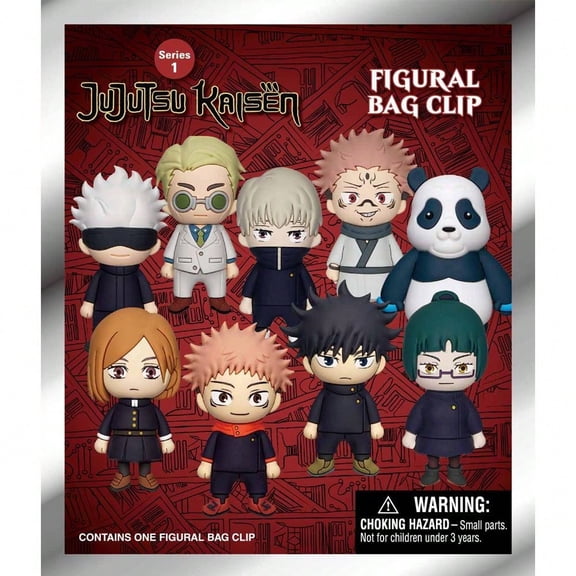 1PC Jujutsu Kaisen Fashion Mystery Blind Bag Random One 3D Anime Character Keychain Gift for Friends Family Fans