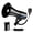 Glossy, variant on TENGDA 50W Rechargeable Bluetooth Megaphone Bullhorn Portable Speaker With Siren Recording USB SD Card 1100 Yards Range