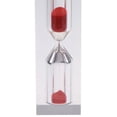 thumbnail image 4 of Reloj de arena de acrílico transparente de 3 minutos, color rojo, para cocina, 4 of 8
