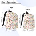 thumbnail image 4 of Xecao Dessert for Canvas College Laptop Backpack, Durable Rucksack Travel Notebook Bag School Backpack Book Bag for Men Women, 4 of 8
