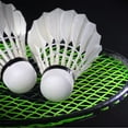 thumbnail image 3 of UPOUART Training Badminton Racket with Green Nylon Strings, Thick Frame for Accurate and Powerful Hits, 3 of 7