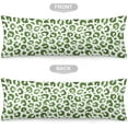 thumbnail image 5 of Lime Green Leopard Print Body Pillow Cover Leopard Long Pillow Case with Zipper Decorative Bedding Pillowcase Farmhouse Cheetah Pillow Covers Soft Animal Skin Cushion Pillow Case for Bedroom,20"x54", 5 of 5