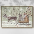 thumbnail image 3 of Christmas Time Collection A - Framed Gallery Wrapped Holiday Canvas - 17 x 25 - Natural Wood Frame, 3 of 9