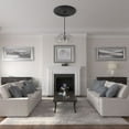 thumbnail image 5 of 41 1/8"OD x 4"ID x 2 1/8"P Classic Ceiling Medallion (Fits Canopies up to 5 1/2"), Hand-Painted Steel Gray, 5 of 6