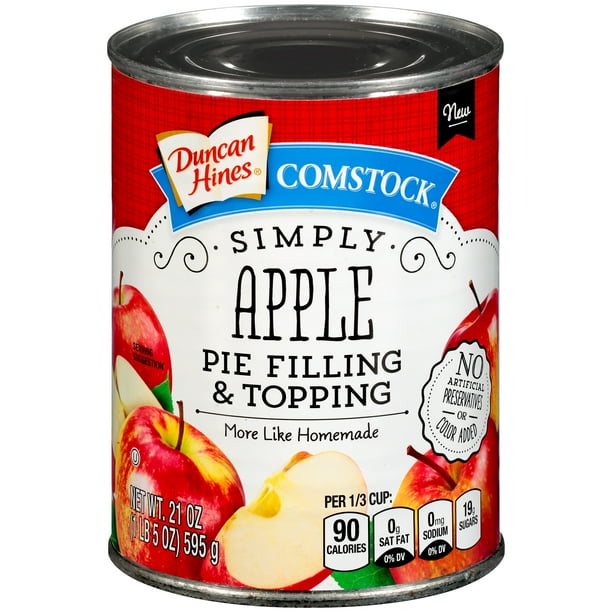 Duncan Hines Comstock Apple Pie Filling and Topping, 21 oz. Walmart