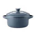 thumbnail image 2 of Vacemry Mini Ceramic Casserole Dish With Lid, Round Baking Bowl With Handles, Ceramic Soup Bowl For Oven Microwave Safe, Small Baking Dish For Kitchen Dining Table Countertop Decor, 2 of 7
