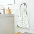 thumbnail image 6 of GZHJMY Lemon Daisy Flowers Dots Cotton Towels Set 2 Pcs Absorbent Hand Towel Face Towels Kitchen Towels Bath Towels for Bathroom Laundry Room Kitchen 16 x 28 Inches, 6 of 7