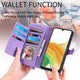 thumbnail image 4 of for Motorola Moto G Play 5G 2026 6.7 inch Case, Wallet for Women Men, Durable PU Leather Magnetic Flip Lanyard Strap Wristlet Zipper Card Holder Wallet Phone Case for Motorola Moto G 2025, 4 of 10