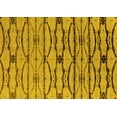 thumbnail image 1 of Ahgly Company Machine Washable Indoor Rectangle Oriental Yellow Industrial Area Rugs, 5' x 8', 1 of 4
