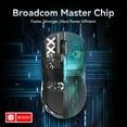 thumbnail image 6 of ATTACK SHARK X3 49g SUPERLIGHT Gaming Mouse, PixArt PAW3395 Sensor, BT/2.4G Wireless/Wired, 6 Adjustable DPI up to 26000, for Win10/11/Xbox/PS/Mac, 6 of 11