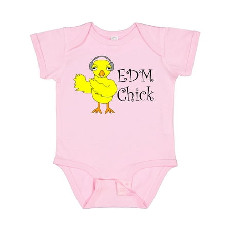 

Inktastic EDM Chick Text Gift Baby Girl Bodysuit