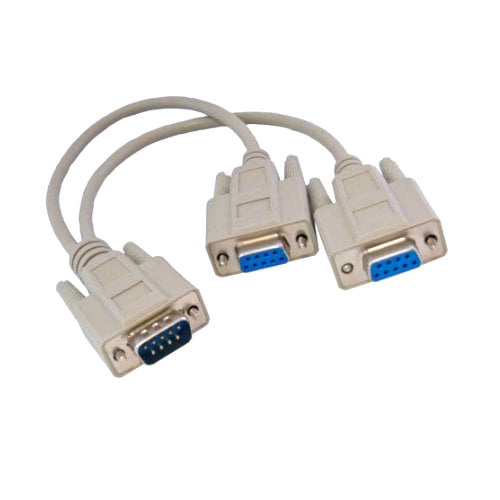 L-Com Heavy Duty D-sub Cable New DB15 Male / Male RS-232 Serial Com 15' 