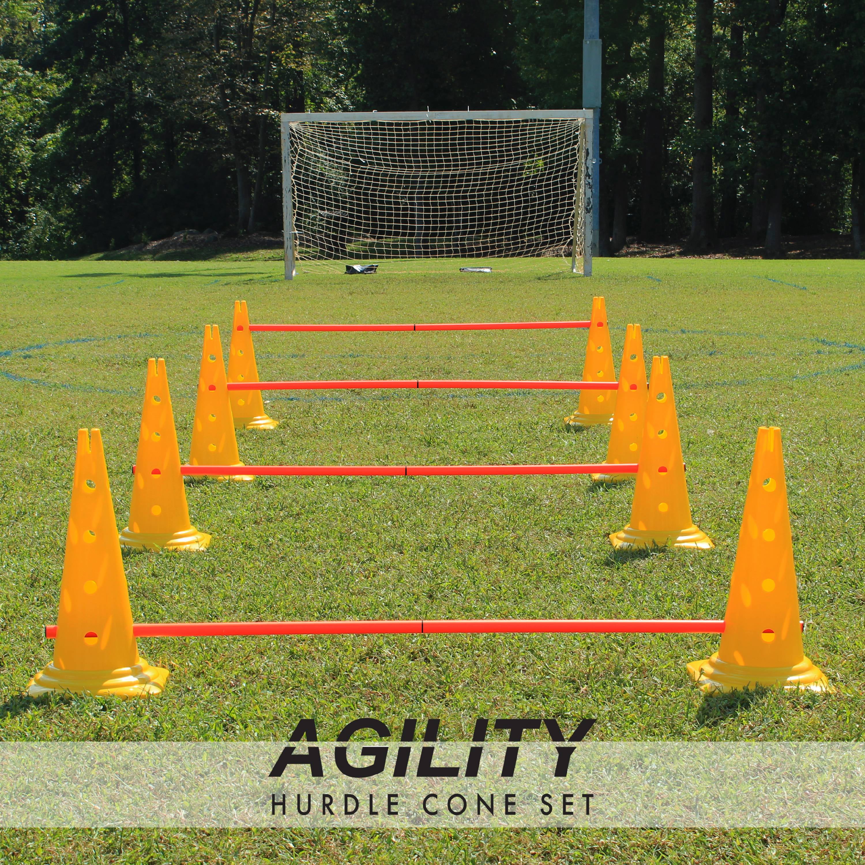 18.99  NEW  Speed Agility Cones Set  Football Fitness Hurdle Training set 
