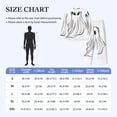 thumbnail image 4 of Fuzoiu Cute Ghost Simple Drawing Print Men's Long-Sleeved Pajama,Lounge Button Down Nightwear,Mens Notch Collar Pajama Set -XX-Large, 4 of 7