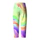 thumbnail image 3 of Pantalones de Mujer Traje Verano Cómodo de Moda Impreso Pantalones Recortados, Pantalones Elásticos Casuales, 3 of 5