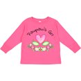 thumbnail image 3 of Inktastic Pawpaw's Girl Heart Flowers Girls Long Sleeve Toddler T-Shirt, 3 of 5