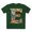 Forest Green, variant on Letter E Graphic Design Tee Unisex 100 Cotton With Antique Gold Letters Artwork T-Shirt