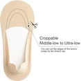 thumbnail image 5 of No Show Socks Womens Nylon Non Slip Low Cut Invisible Liner Footies Thin Silk Socks for Flats Loafers Lightweight 6 Pairs, 5 of 5