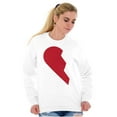 thumbnail image 5 of Other Half Heart Cute Matching Set Sweatshirt for Men or Women Brisco Brands X, 5 of 7