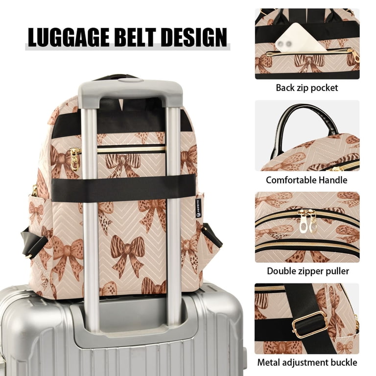 Fashion Quilted Backpack for Women Lightweight Travel  display picture 1