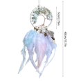 thumbnail image 3 of Dvkptbk Universal Dream Catcher Car Decor Crystal Stone Car Hanging Life Tree Car Pendant Car Interior Decoration, 3 of 6