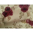 thumbnail image 4 of oneOone Cotton Poplin Beige Fabric Leaves & Rose Floral Dress Material Fabric Print Fabric By The Yard 56 Inch Wide, 4 of 4