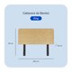 thumbnail image 5 of Luuna - Cabecera Cama King Size, Cabecera de Cama de Madera de Bambú, Respaldo para Cama Resistente, Color Natural, 5 of 7