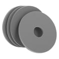 thumbnail image 4 of 4 Pcs Joint d'Étanchéité de Valve de Chasse en Silicone Pièces de Rechange pour Réservoir de Toilette Pièces de Réservoir de Toilette et Remplacement de Valve de Toilette Gris, 4 of 5