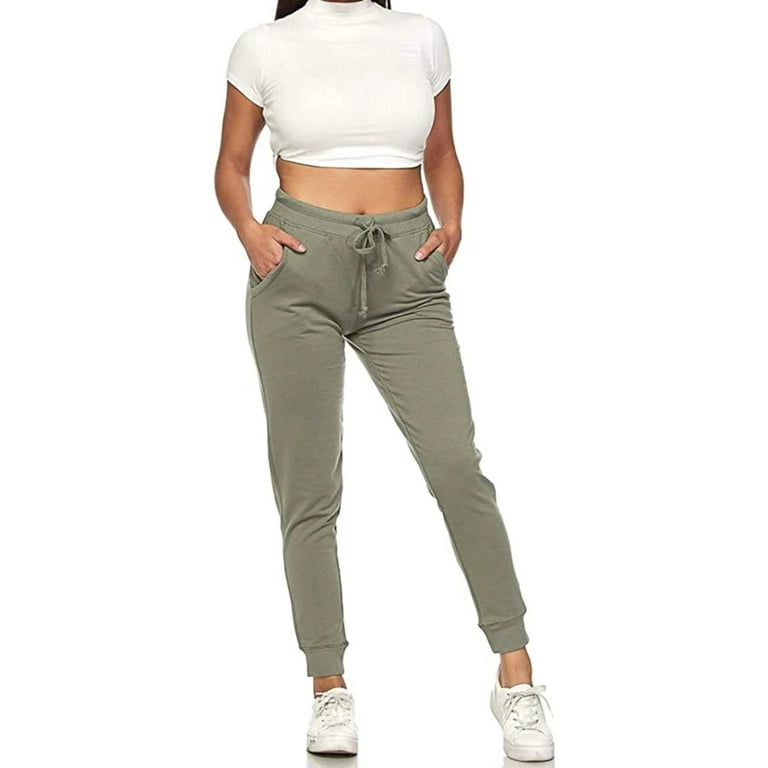 Ambiance women's juniors deals soft jogger pants