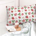 thumbnail image 5 of Kdxio Cotton Pillow Cases Pillowcases,Soft and Breathable Bedroom Pillow Cases-Strawberry, 5 of 8