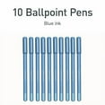 thumbnail image 3 of PENTONIC Gel Pen, Stick, Fine 0.7 mm, Blue Ink, Frosted Blue Barrel, 10/Pack | Bundle of 10, 3 of 7