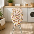 thumbnail image 6 of Linnome Ironing Board Cover Replacement Thick Heat Resistant Cotton Pad Multicolor Washable Iron Table Protective Slipcover Standard Size Iron Board Accessory, 6 of 7
