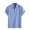 62#Blue, variant on JXMVOJ 2025 Fashion Mens Cotton Linen Stripe Print Shirts Short Sleeve Summer Blouse Regular Fit Beachwear Lightweight Hawaiian Basic Tee Shirts With Pockets Dressy Smart Workwear