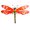 Red, variant on GRNSHTS Metal Dragonfly Wall Decor Outdoor Garden Fence Art,Hanging Decorations for Living Room, Bedroom,Garden (Red)
